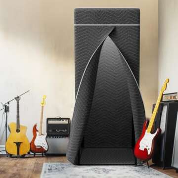 Portable Soundproof Vocal Booth for Quality Recordings