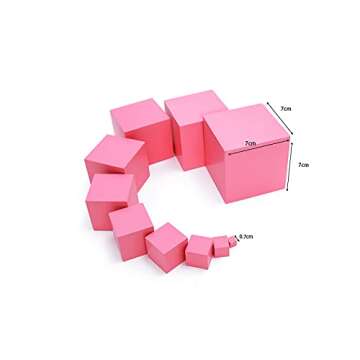 Adena Montessori Pink Tower - Develop Spatial Skills & Coordination