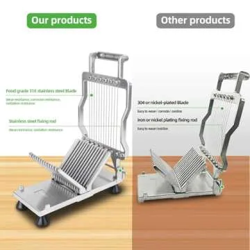 Commercial Cheese Slicer With Wire1 cm & 2 cm Cheese Cutter Butter Cutting Board Machine Aluminum Alloy Commercial Cheese Slicer with 316 Stainless Steel Wire Kitchen Cooking Baking Tool