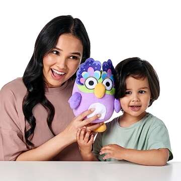 Bluey Chattermax 10" Plush Toy - Interactive Sound Effects and Voice Recording