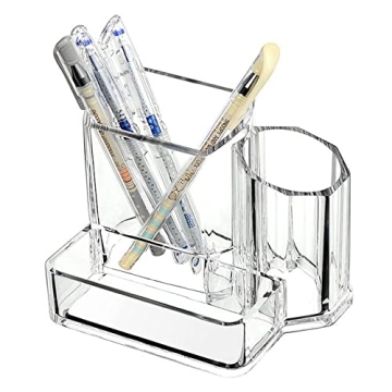 Sooyee Acrylic Desk Supplies Organizer Holder - Multi-Functional Elegance for Every Workspace