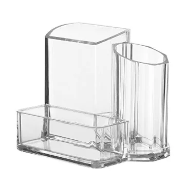 Sooyee Acrylic Desk Supplies Organizer for Home and Office