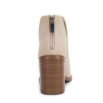 FISACE Stylish Mid Heel Ankle Boots for Women