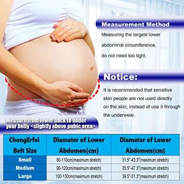 ChongErfei Maternity Belt for Pregnancy Back Support and Comfort