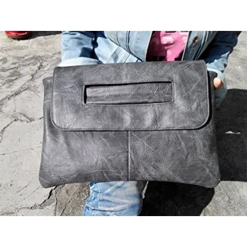 Stylish NIGEDU PU Leather Clutch Handbag for Women