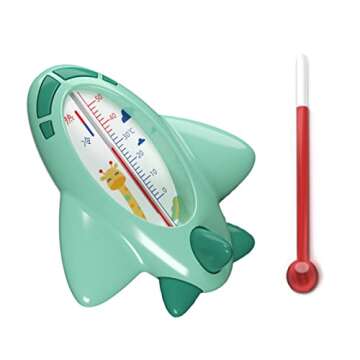 Baby Bath Thermometer, Infant Bath Thermometer Airplane Shape Lovely Multifunctional Infant Water Te...