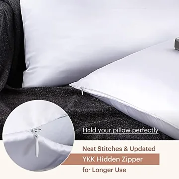 LILYSILK Silk Pillowcase - 100% Mulberry Silk, Hidden Zipper