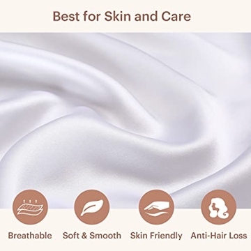 LILYSILK Silk Pillowcase - 100% Mulberry Silk, Hidden Zipper