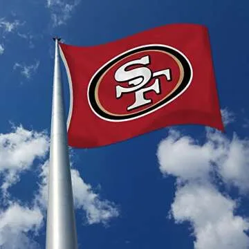 NFL 49ers 3x5 Team Banner Flag with Grommets