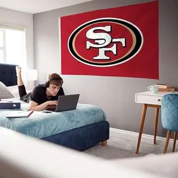 NFL 49ers 3x5 Team Banner Flag with Grommets