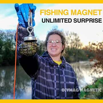 DIYMAG Fishing Magnet, 700LBS Pulling Force for Adventures