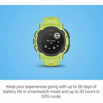 Garmin Instinct 2 GPS Outdoor Watch in Electric Lime