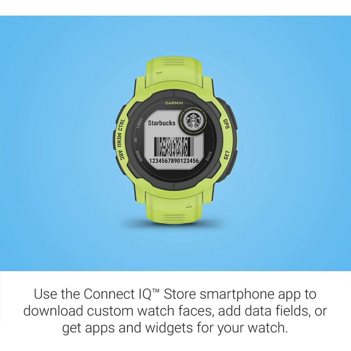 Garmin Instinct 2 GPS Outdoor Watch in Electric Lime