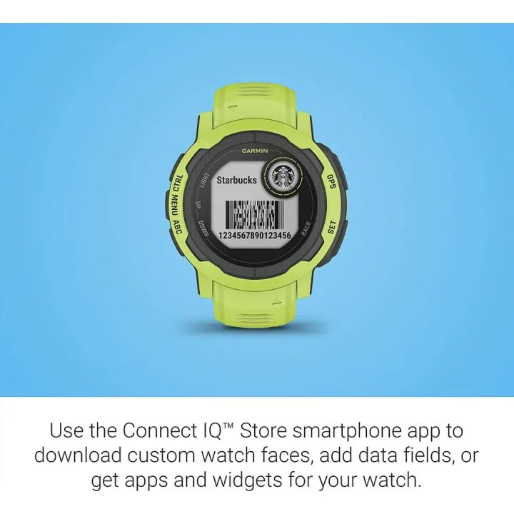 Garmin Instinct 2 GPS Outdoor Watch in Electric Lime