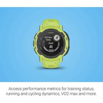 Garmin Instinct 2 GPS Outdoor Watch in Electric Lime