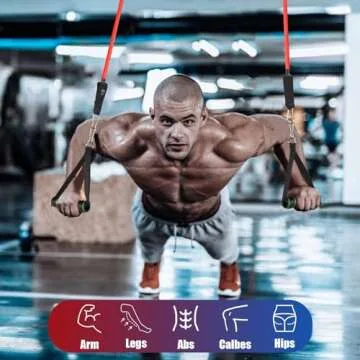 WIKDAY Exercise Resistance Bands Set for Effective Training