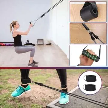 WIKDAY Exercise Resistance Bands Set for Effective Training