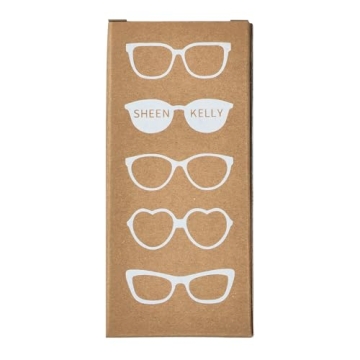 Stylish SHEEN KELLY Vintage Square Anti Blue Light Glasses