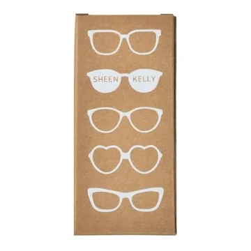 Stylish SHEEN KELLY Vintage Square Anti Blue Light Glasses