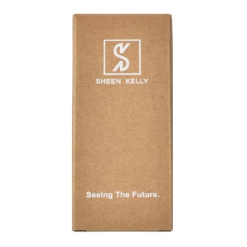 Stylish SHEEN KELLY Vintage Square Anti Blue Light Glasses