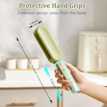 3-in-1 Knife Cleaner with Sharpener for Safe Cleaning