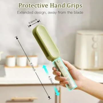 3-in-1 Knife Cleaner with Sharpener for Safe Cleaning