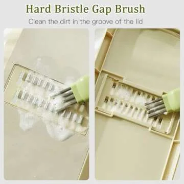 3-in-1 Knife Cleaner with Sharpener for Safe Cleaning