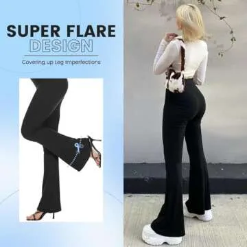 High Waisted Leggings for Women - Soft Athletic Tummy Control Pants for Running Cycling Yoga Workout