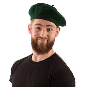 CoverYourHair Stylish Berets - 12 Colors for All Ages