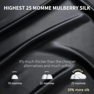 ZIMASILK 25 Momme Silk Pillowcase for Hair and Skin