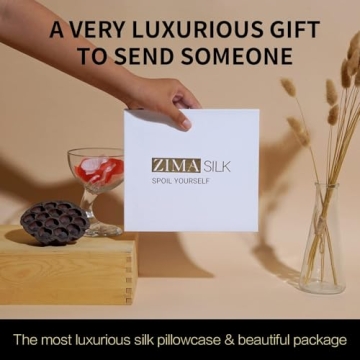 ZIMASILK 25 Momme Silk Pillowcase for Hair and Skin