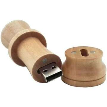 Aneew 32GB Wooden Chess USB Flash Drive