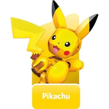 MEGA Pokémon Action Figure Building Toys Set for Kids, Poké Ball Bundle with 118 Pieces, 5 Poseabl...