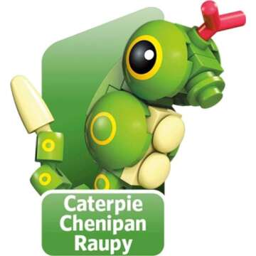 MEGA Pokémon Action Figure Building Toys Set for Kids, Poké Ball Bundle with 118 Pieces, 5 Poseable Characters Including Pikachu and More