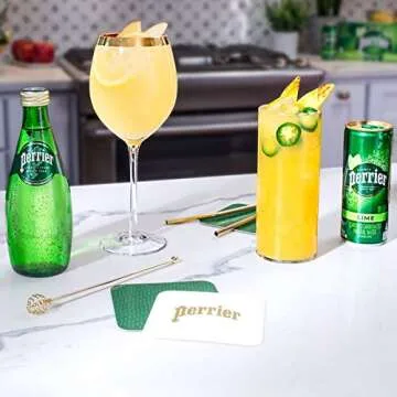 Perrier Sparkling Water Pineapple & Mango, 16.9 Fl. Oz.