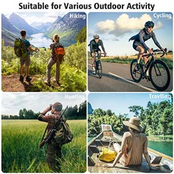 Barbarians Water Bottle Carrier, Bottle Pouch Holder with Adjustable Shoulder/Hand Strap with 2 Pockets for 16oz 17oz 20oz 24oz 25oz 32oz 40oz, Black