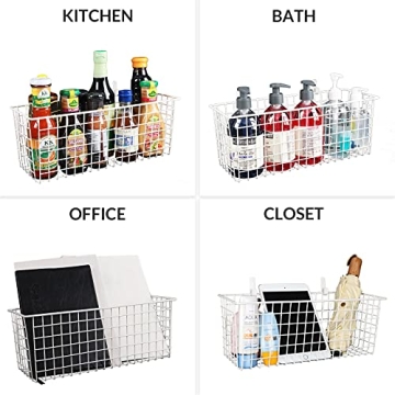 Extra Large Hanging Wall Basket - Modern Organizing Solution