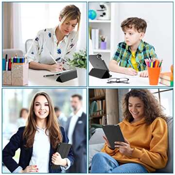 ProCase Smart Case for iPad Mini 7 A17 Pro 2024/iPad Mini 6 2021 8.3 Inch iPad Mini 7th/6th Gen Case, Hard Back Cover for iPad Mini 8.3" 7th Gen A2995/A2996/A2993/6th Gen A2567 A2568 A2569 -Black