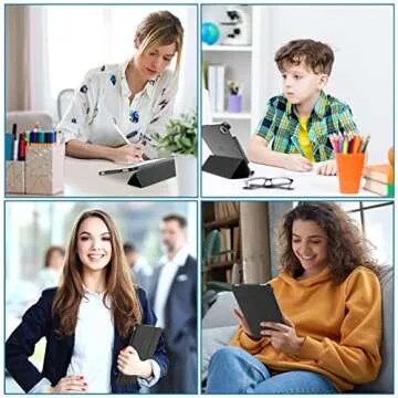 ProCase Smart Case for iPad Mini 7 A17 Pro 2024/iPad Mini 6 2021 8.3 Inch iPad Mini 7th/6th Gen Case, Hard Back Cover for iPad Mini 8.3" 7th Gen A2995/A2996/A2993/6th Gen A2567 A2568 A2569 -Black