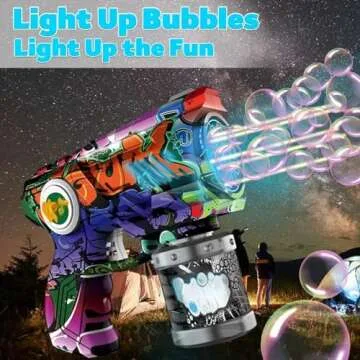 YEEFIGRO Bubble Gun for Kids - Fun Outdoor Activity