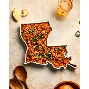 Charming Louisiana Shaped Baking Dish - Oven Safe & Stylish