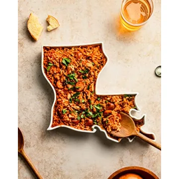 Charming Louisiana Shaped Baking Dish - Oven Safe & Stylish