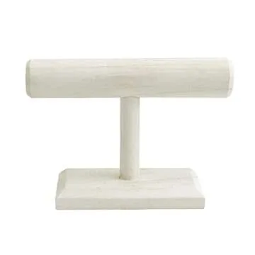 Antique Wooden Jewelry Stand - Elegant Display for Accessories