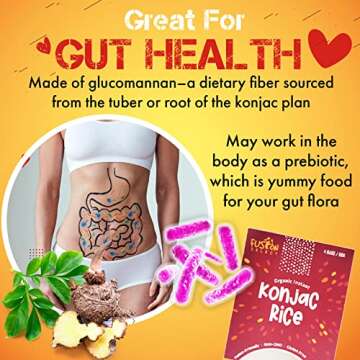 Fusion Select Organic Konjac Noodles - Shirataki Knot-Shaped Plant-Based Substitute - Healthy Diet Pasta - Rich in Fiber - Vegan, Keto, Paleo-Friendly, Zero Gluten, Low-Carb & Low-Calorie - 4 Packs