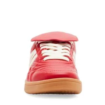 Steve Madden Women's Madrid Sneaker - Trendy Red Comfort Shoes