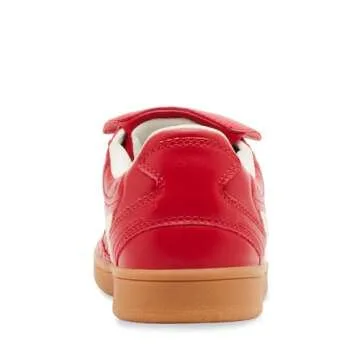 Steve Madden Women's Madrid Sneakers in Red - 1 Inch Heel