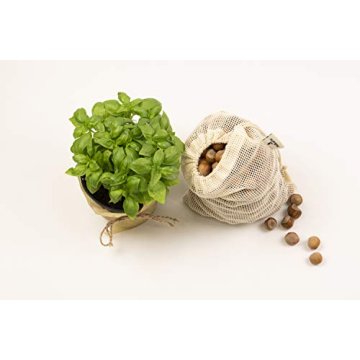 HOKURU Eco-Friendly Reusable Produce Bags Set of 9