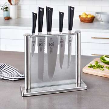 Mercer Culinary Züm 6-Piece Knife Block Set - Premium Performance