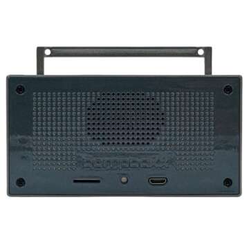 Bumpboxx MicroBoom Wearable Bluetooth Speaker Gunmetal Grey