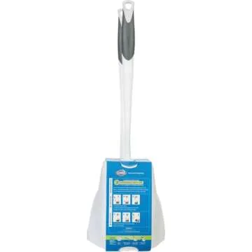 Clorox Toilet Brush & Plunger Set with Caddy for Bathrooms